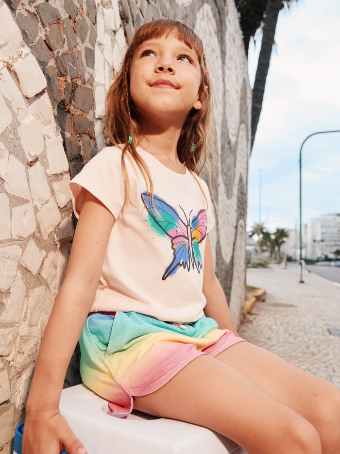 Grafitti Butterfly Graphic Tee