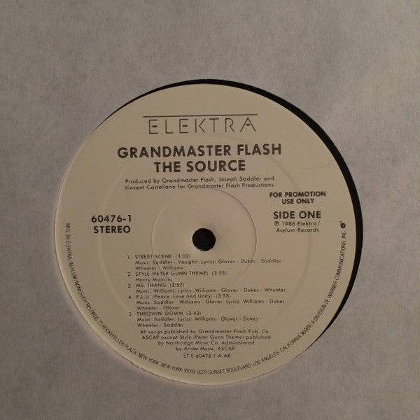 Grandmaster Flash - The Source (1986 PROMO)