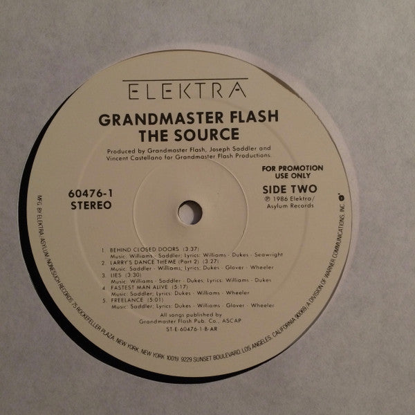 Grandmaster Flash - The Source (1986 PROMO)