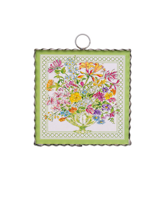 Green Floral Arrangement Charm