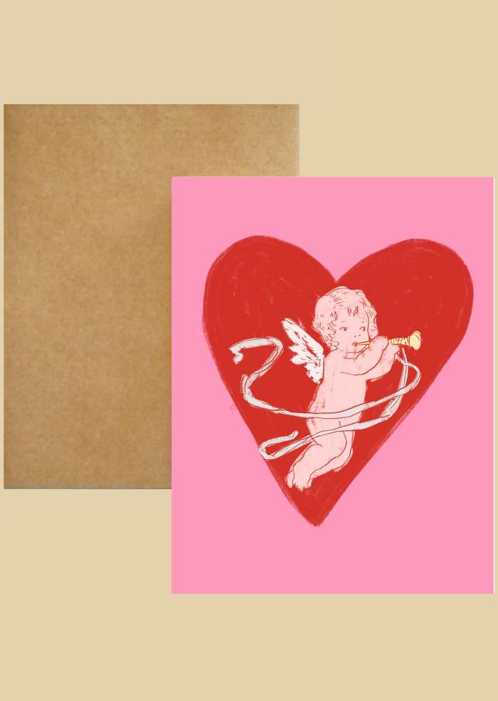 Nice Paper - Greeting Card - Cupid -