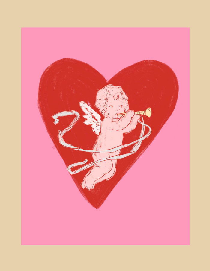 Nice Paper - Greeting Card - Cupid -