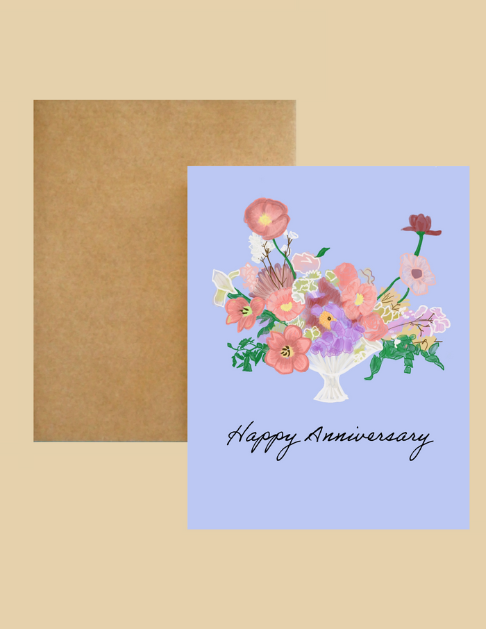Nice Paper - Greeting Card - Happy Anniversary -