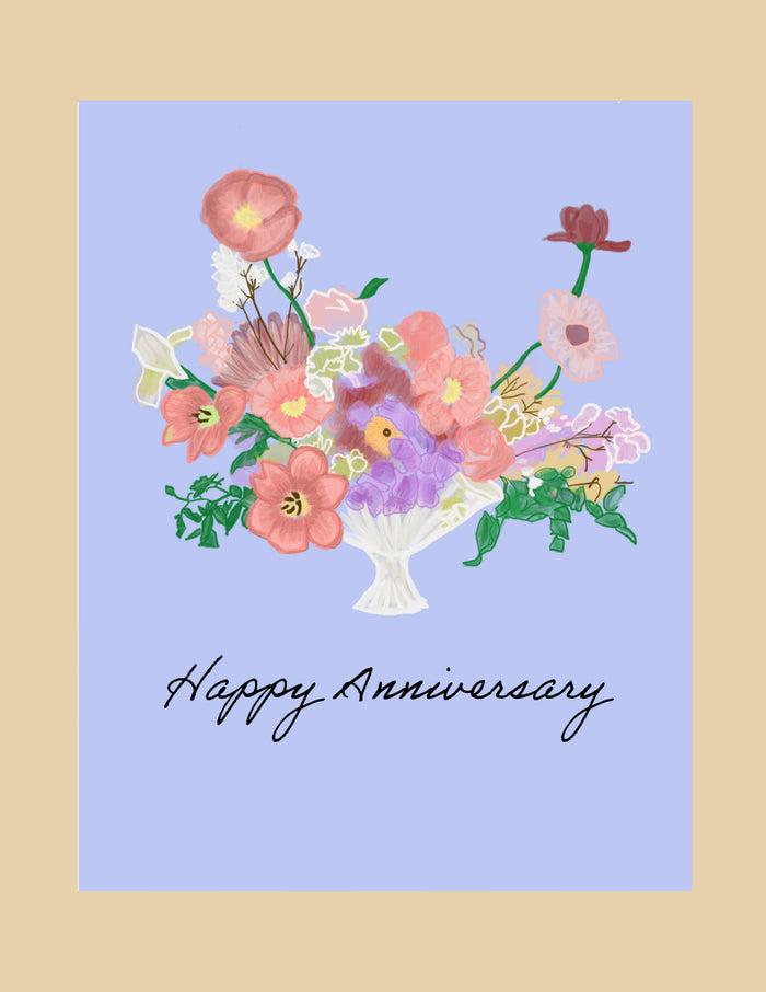 Nice Paper - Greeting Card - Happy Anniversary -