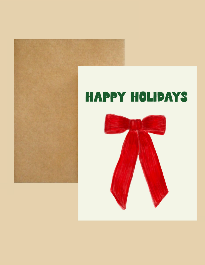 Nice Paper - Greeting Card - Happy Holidays -