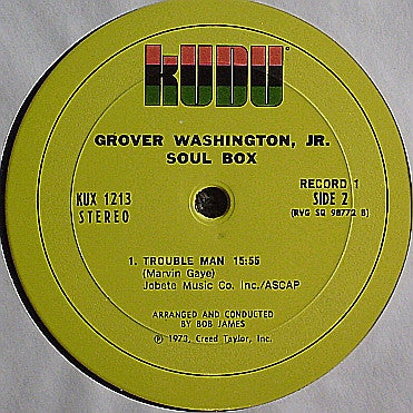 Grover Washington, Jr. - Soul Box (1973 STEREO)