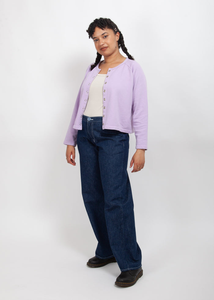 Gravel & Gold - Halls Cardigan - Verbena -