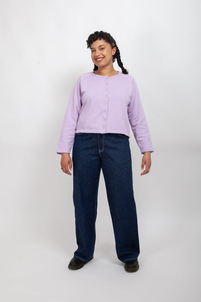 Gravel & Gold - Halls Cardigan - Verbena -