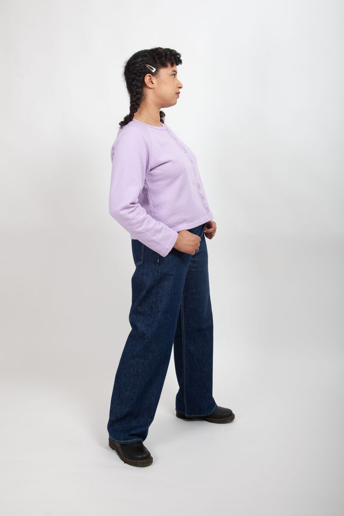 Gravel & Gold - Halls Cardigan - Verbena -