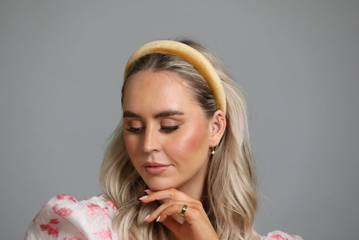 Handmade Gold Hairband