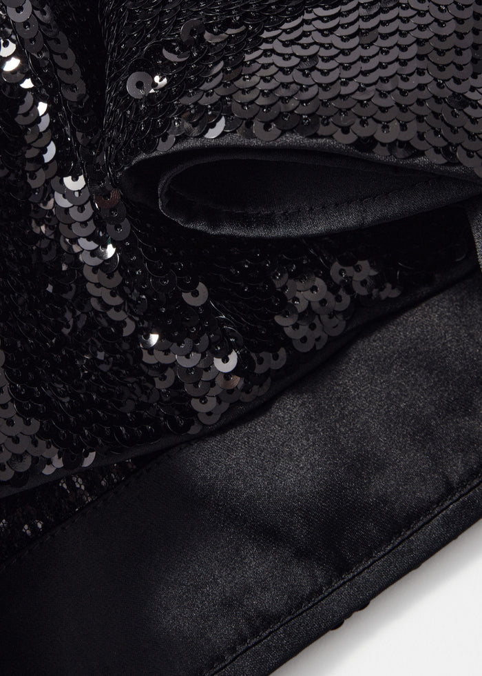 & Other Stories - Harrison Sequin Dress - Black -