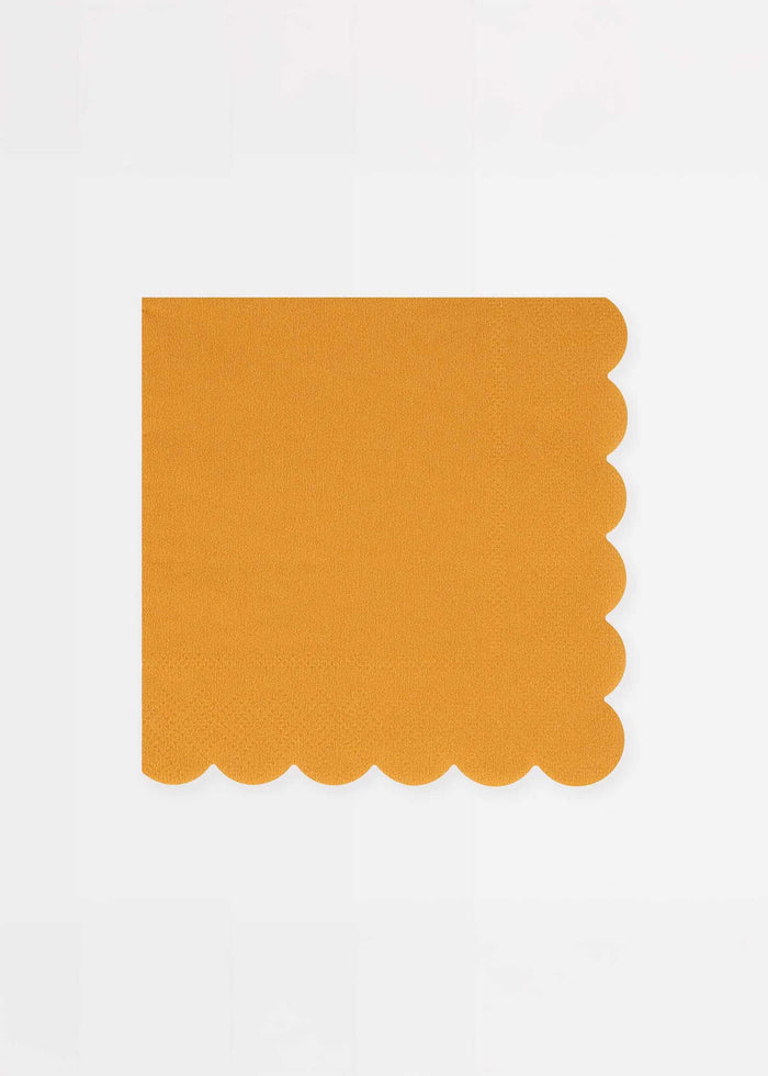 Meri Meri - Harvest Yellow Large Napkins -