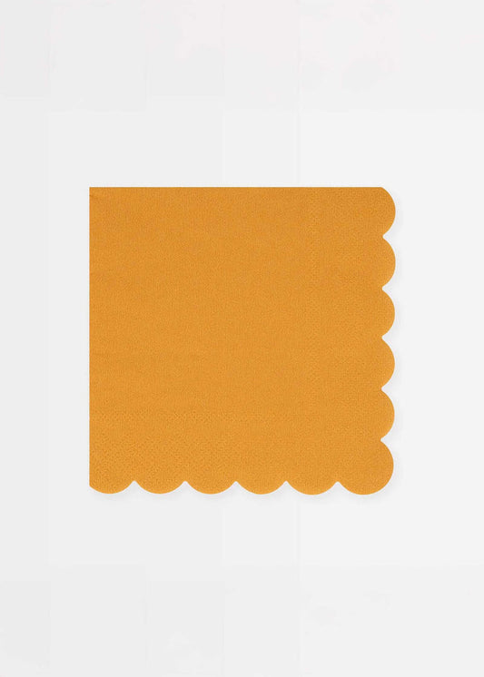 Meri Meri - Harvest Yellow Large Napkins -