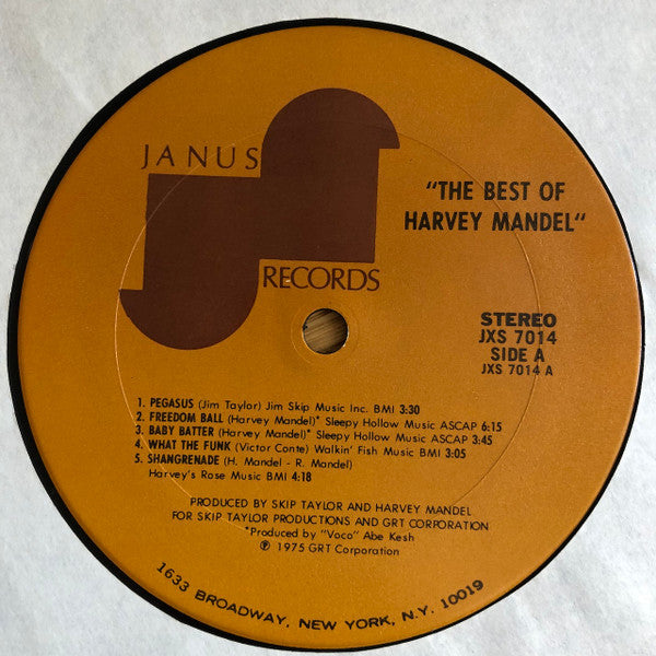 Harvey Mandel - The Best Of Harvey Mandel (LP) [US] 1st (Very Good Plus (VG+))