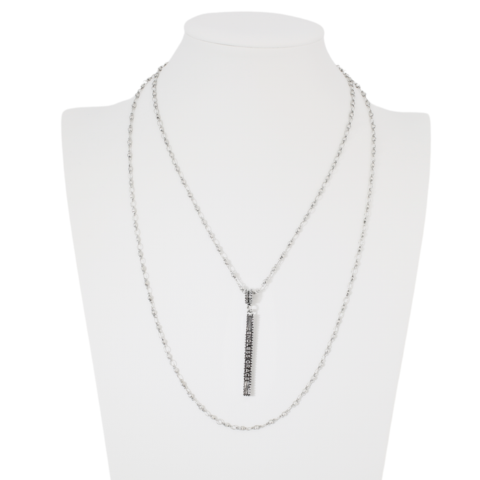 Healing Light Necklace: Silver