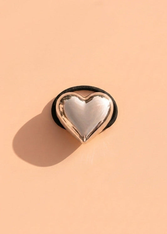 Peter + June - Heart of the Matter Hair Cuff - Stainless Steel -