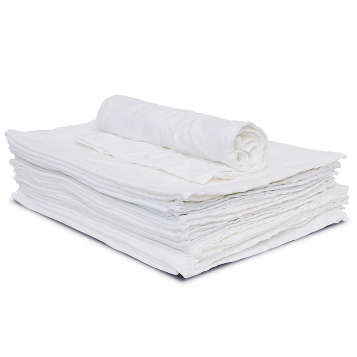 Heavy Duty Recycled Surgical Huck Towels White 24in X 16in