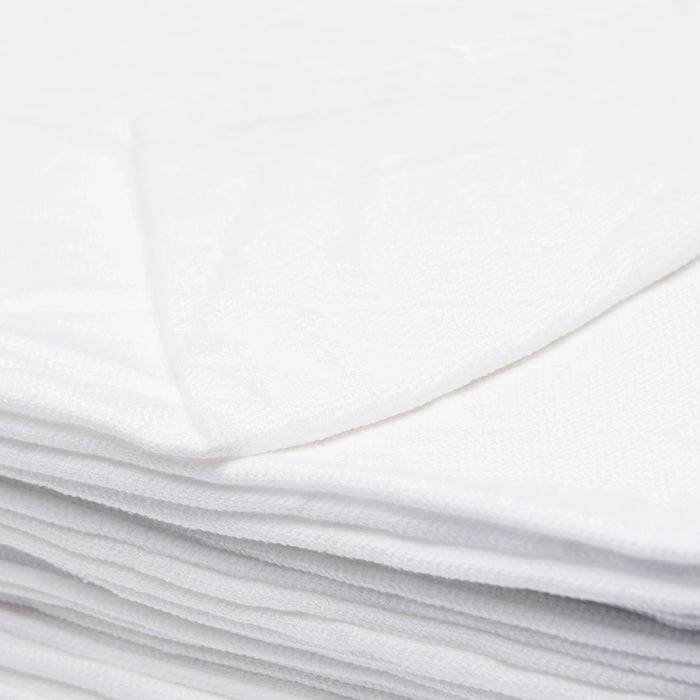 Heavy Duty Recycled Surgical Huck Towels White 24in X 16in