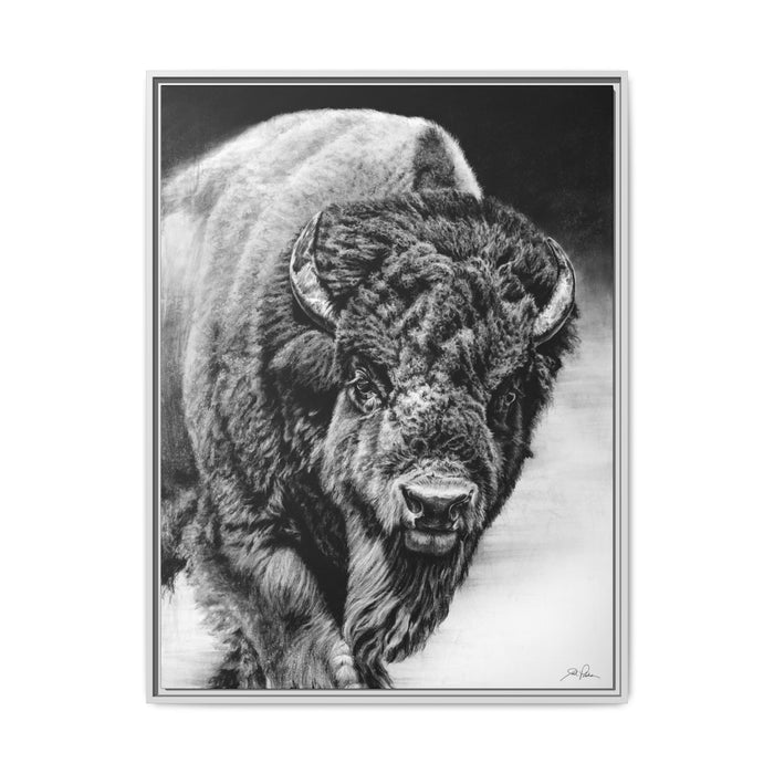 30" x 40" (Vertical) / White / 1.25"
