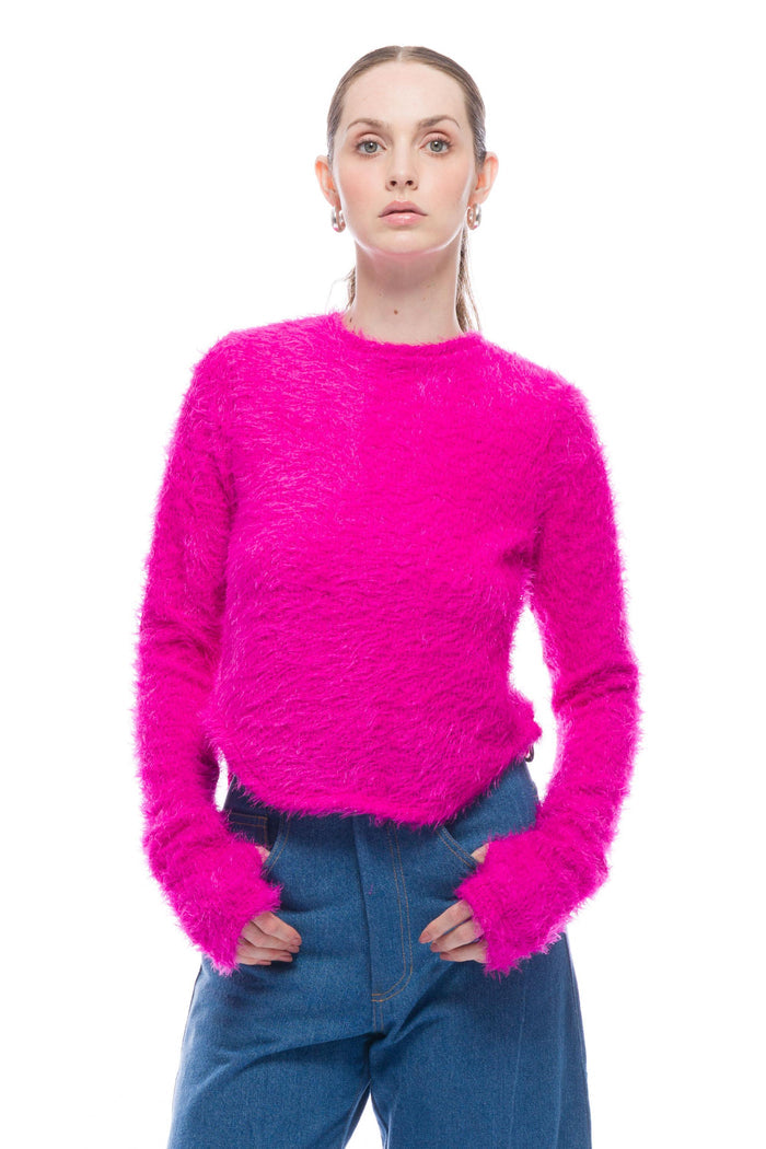 Toit Volant - Hilman Top - Fuchsia Shaggy -