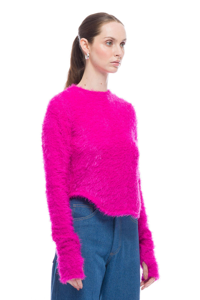 Toit Volant - Hilman Top - Fuchsia Shaggy -