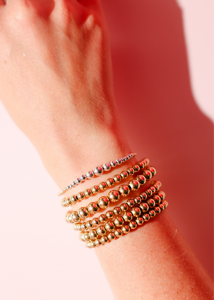 Hilo Bracelet in Gold with Silver