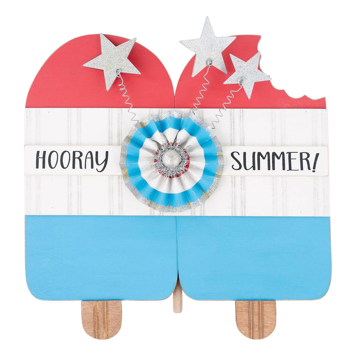 Hooray Summer Popsicles Topper - Fourth of July
