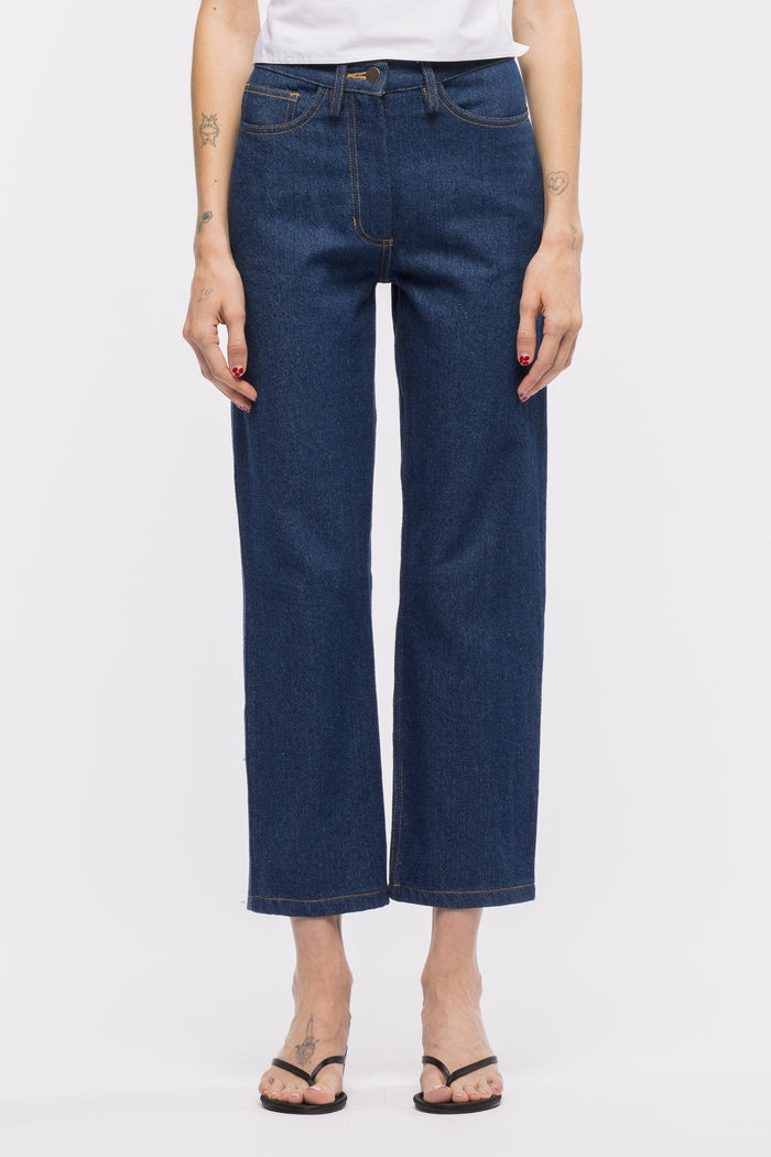 Toit Volant - Hope Skinny Pants - Dark Indigo -