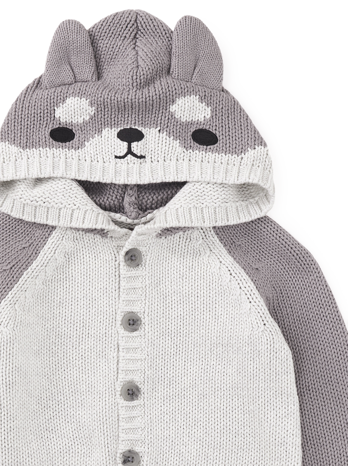 Husky Ears Baby Cardigan