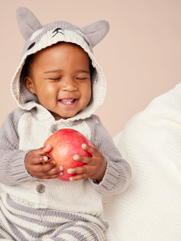 Husky Ears Baby Cardigan