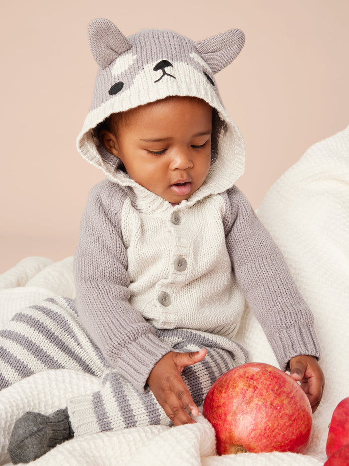 Husky Ears Baby Cardigan