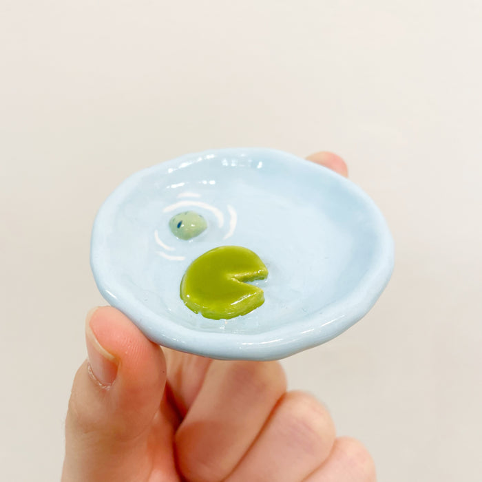 IK Tiny Pond/Park Dishes - Frog