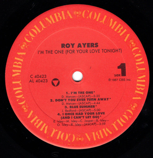 "I'm The One (For Your Love Tonight)" 1987 Vintage Vinyl LP (1st US Press)