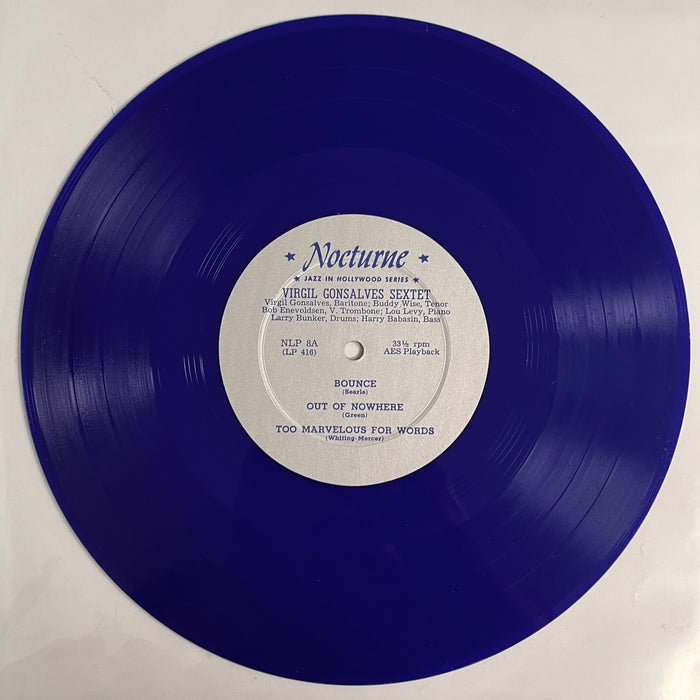 Virgil Gonsalves Sextet (1954 10" Blue Vinyl)