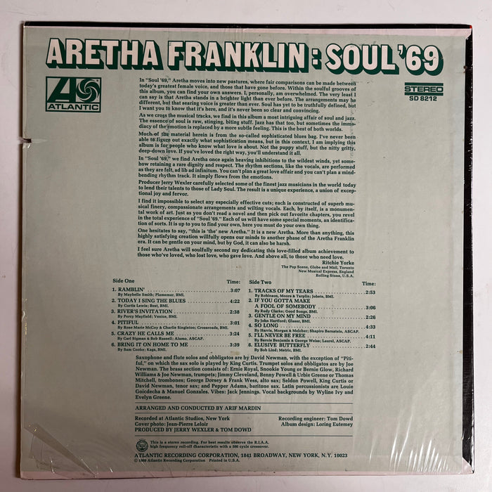 Soul '69 (1969 US Press)