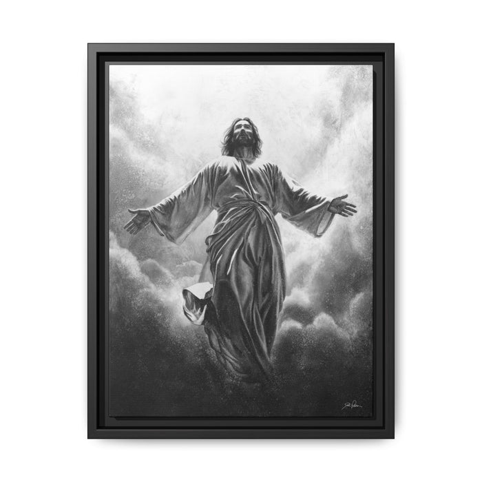 "In His Glory" Framed Canvas