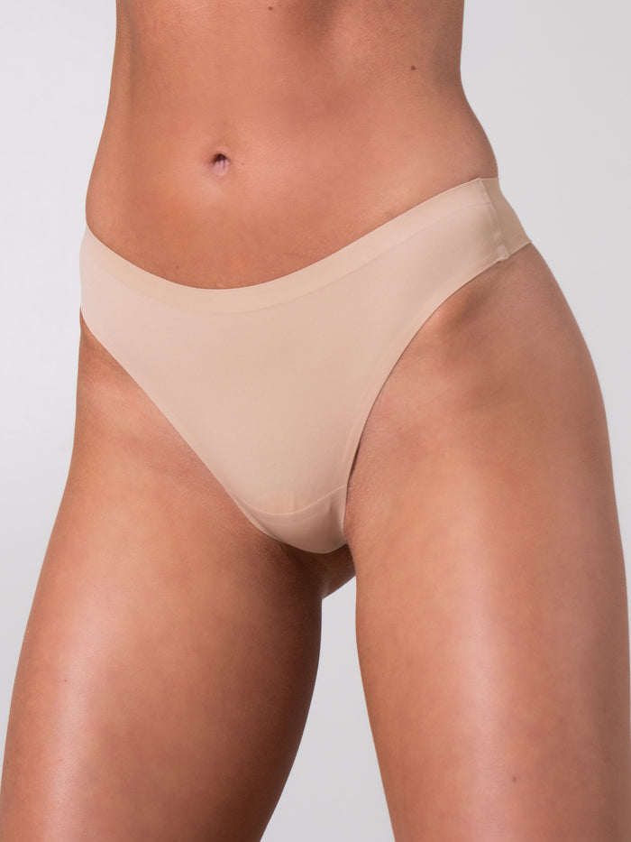 Invisible High Rise Thong - Sand