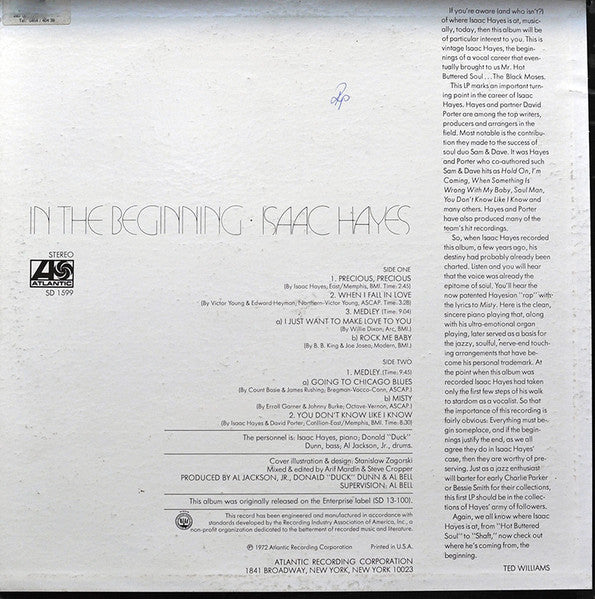 Isaac Hayes - In The Beginning