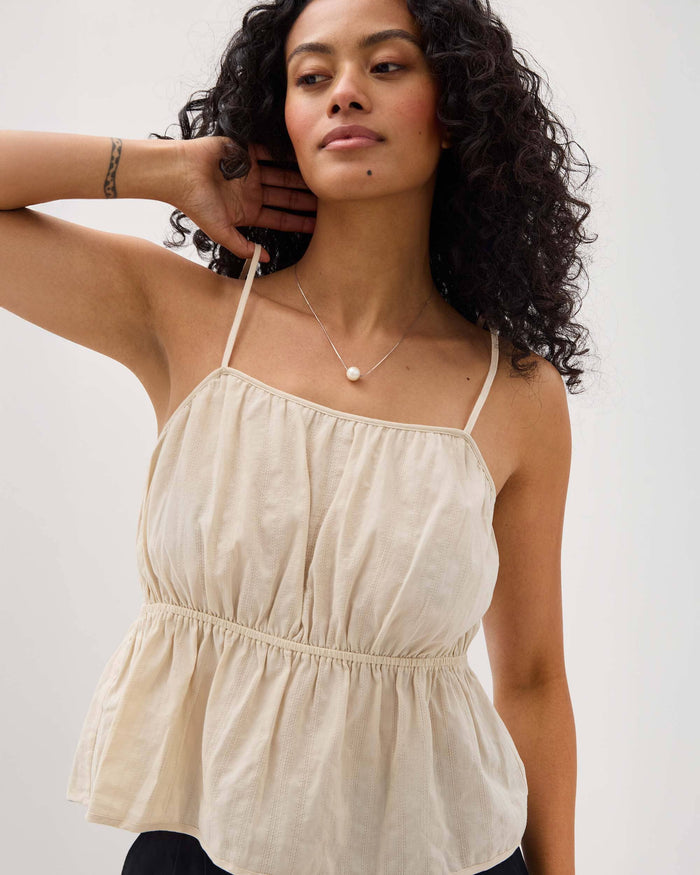 Richer Poorer - Isabella Tank - Oat Milk -