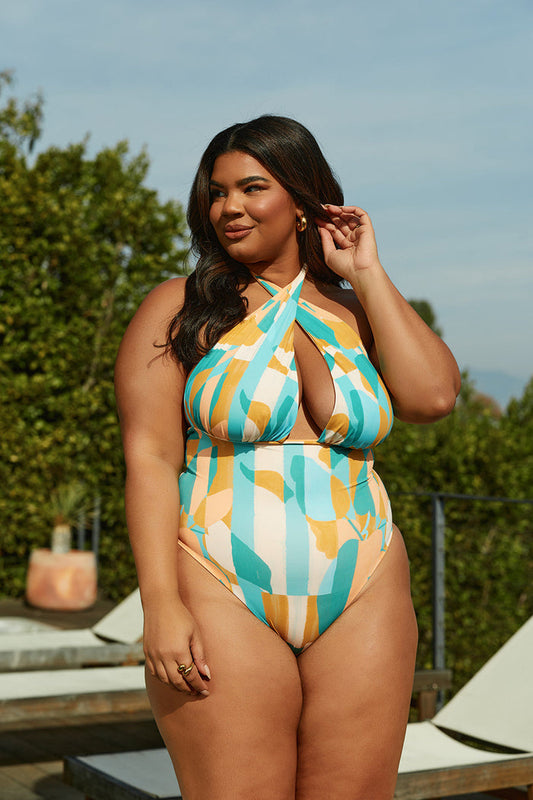Nomads Swimwear - Isle One Piece - Expressivo/Peach -