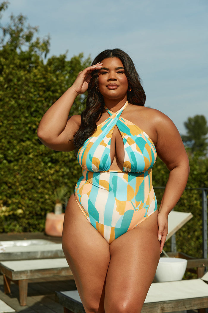Nomads Swimwear - Isle One Piece - Expressivo/Peach -