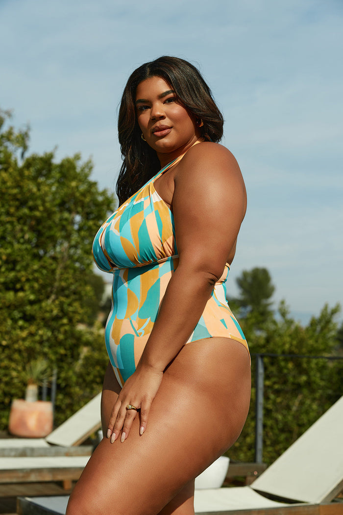 Nomads Swimwear - Isle One Piece - Expressivo/Peach -