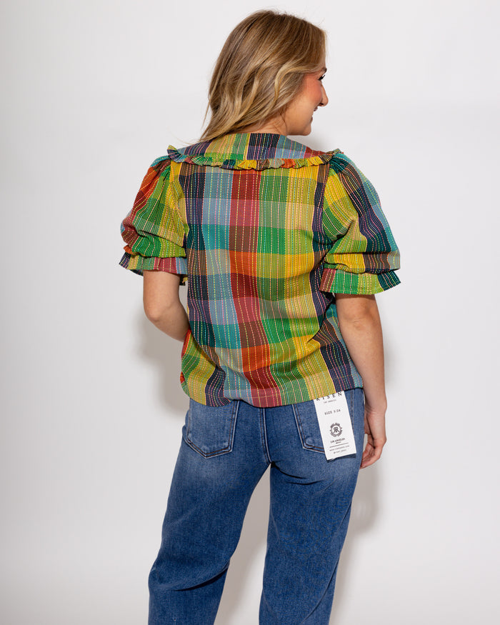 Ivy Jane | Blocks of Plaid Top