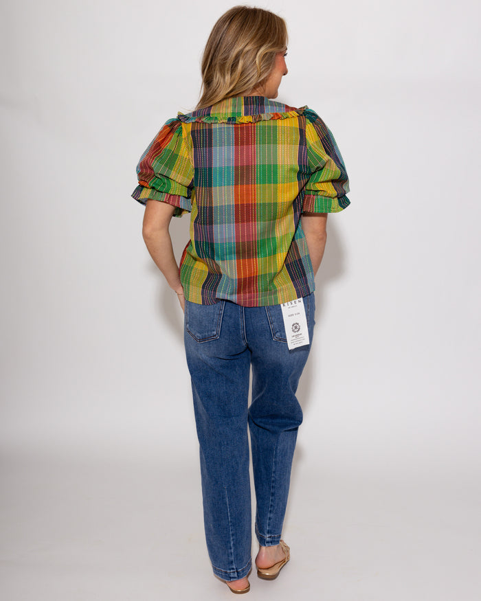 Ivy Jane | Blocks of Plaid Top