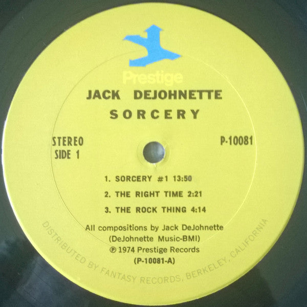 Jack DeJohnette - Sorcery (LP) [US] 1st (Very Good Plus (VG+))