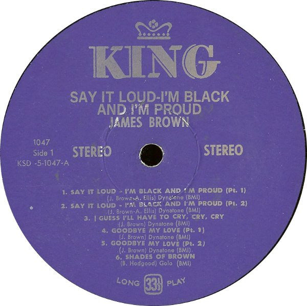 James Brown - Say It Loud I'm Black And I'm Proud (1969 STEREO)