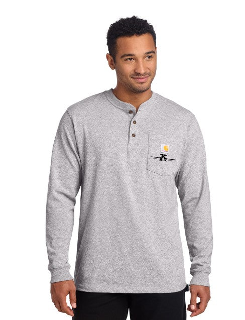 JK Meadow Ranch Carhartt® Long Sleeve Henley T-Shirt
