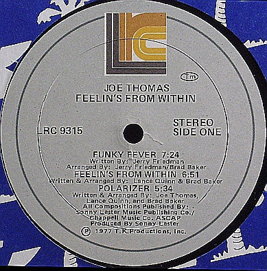 Joe Thomas - Feelin's From Within (1977 RE)