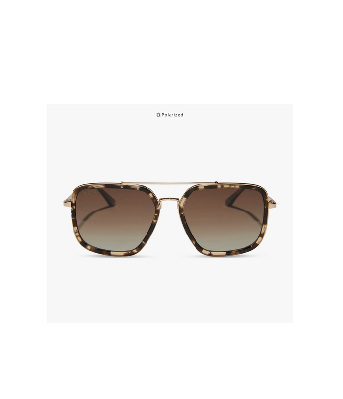 Jordan- Espresso Tortoise Brown + Polarized