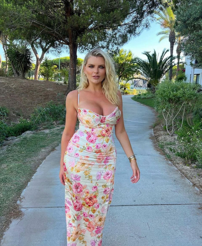 Josefina Ivory Floral Maxi Dress
